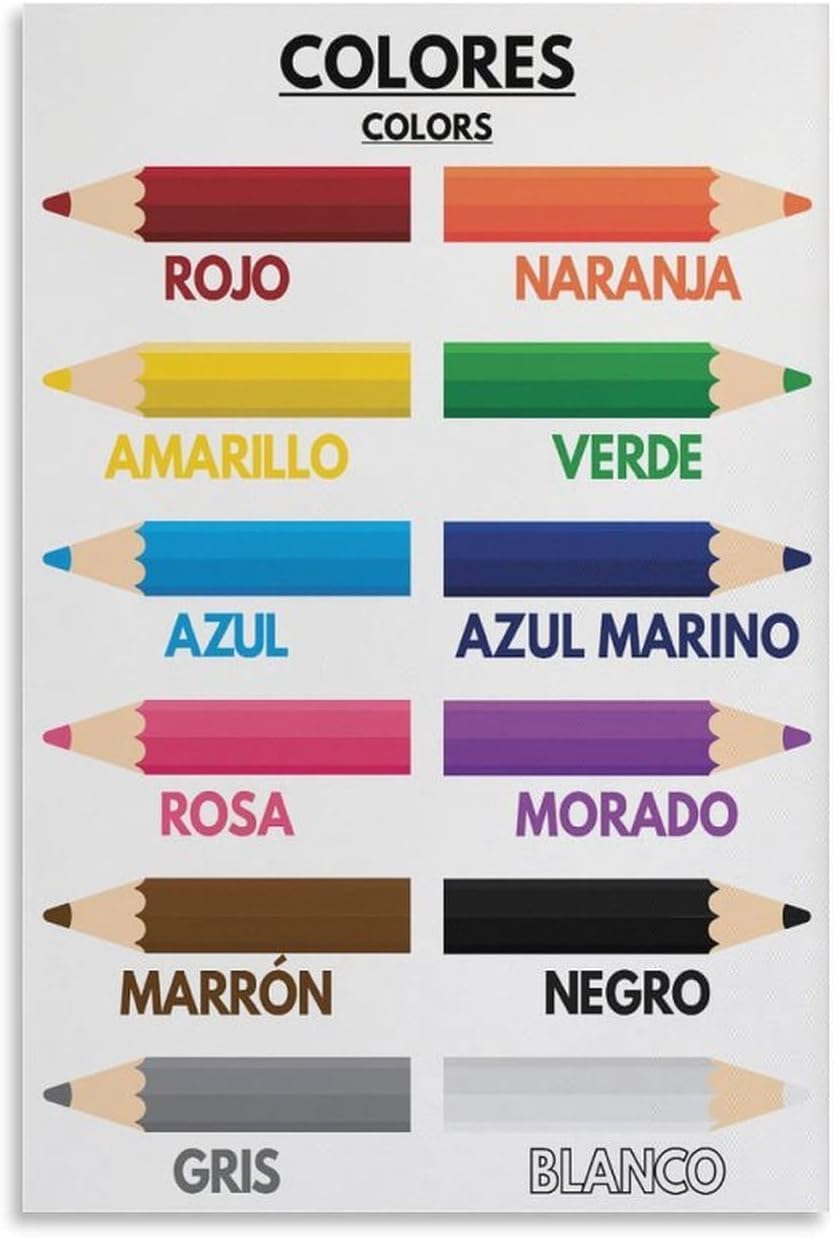 Kids Education Name - Çocuklar İçin Renk İsimleri, İspanyolca, Renkleri