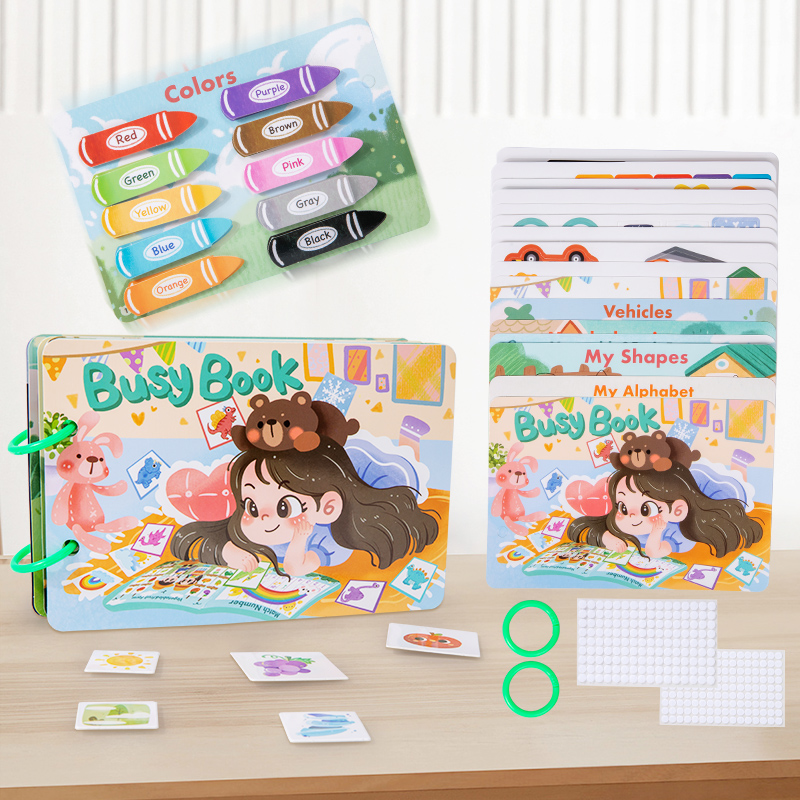 Kids First Education - Montessori Çocuk Meşguliyet Kitabı İlk Sessiz