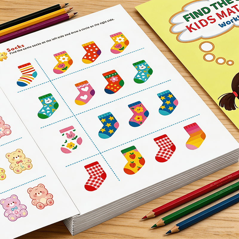 Kids Education Activities - Çocuklar İçin Aynı İçeriğe Sahip Eşleşen