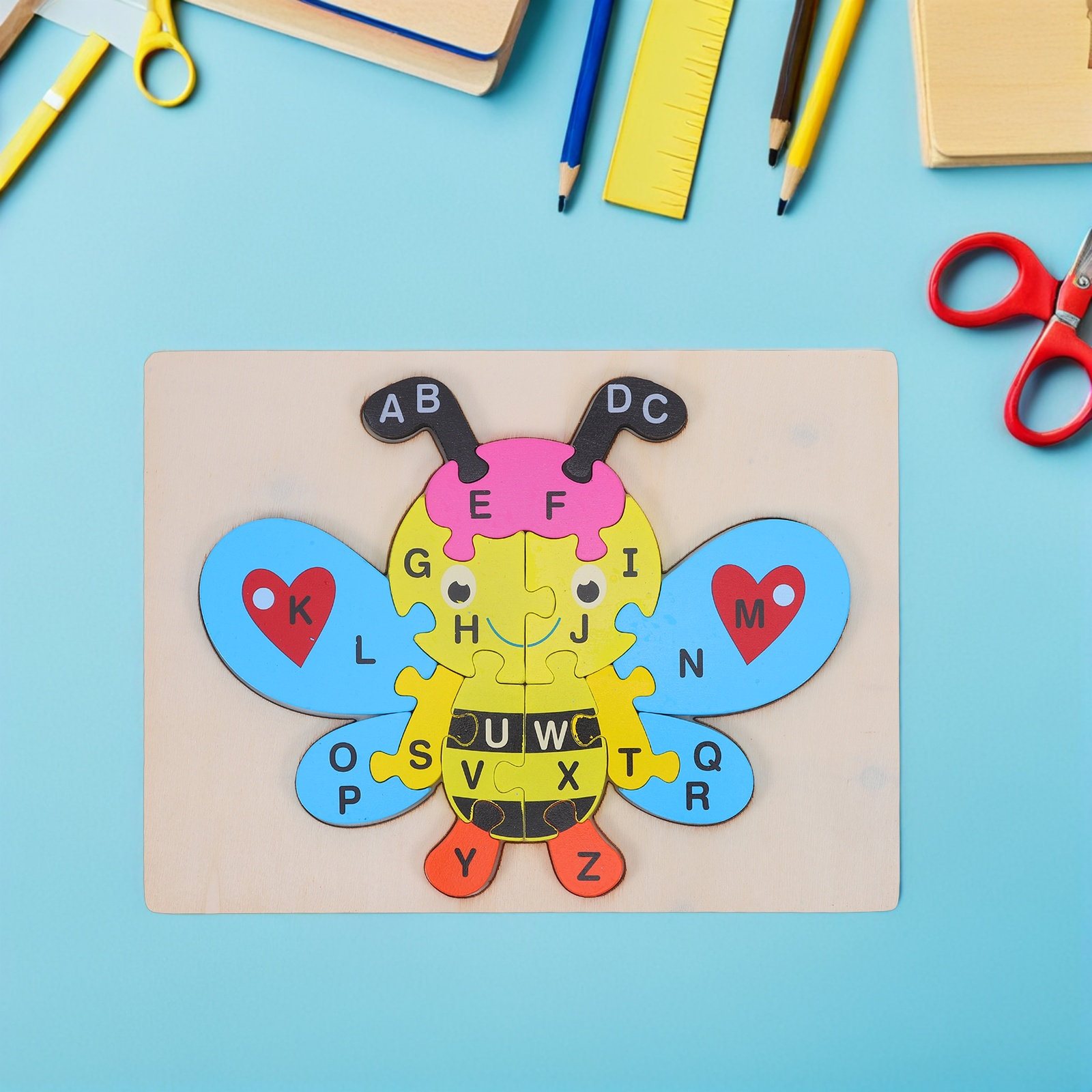 1 Adet Ahşap Alfabe Bulmacası, - Abc Kids Early Education incelemesi ve fiyatı