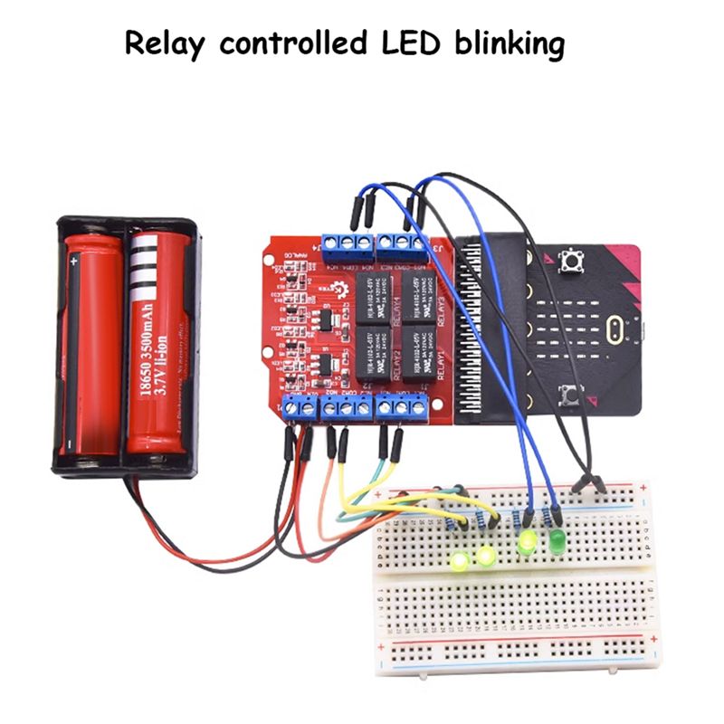 SCLS Microbit 4 Kanal Röle Mod - Kids Education Channel incelemesi ve fiyatı